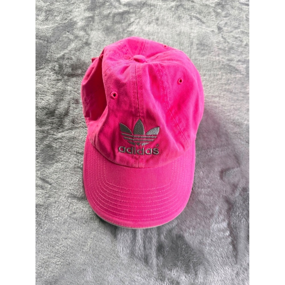adidas‎ Originals Trefoil Women's Hat One Size Pink Adjustable Logo Cotton Cap